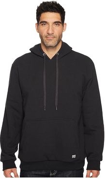 Double-Duty Hooded Pullover (Jet Black) Men's Long Sleeve Pullover