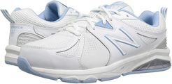 WX857v2 (White/Light Blue) Women's Cross Training Shoes