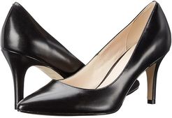 Juliana Pump 75mm (Black Leather) High Heels