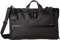 Alpha 3 Garment Bag Trifold Carry-On (Black) Luggage