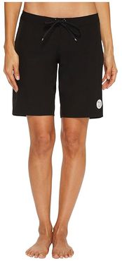 Smoothies Harbor Vapor Boardshorts (Black) Women's Swimwear