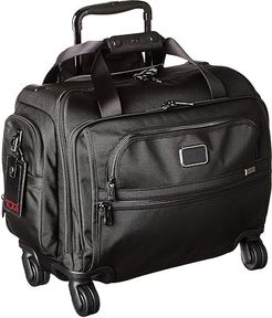 Alpha 3 Compact 4 Wheeled Duffel (Black) Luggage