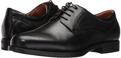 Midtown Plain Toe Oxford (Black Smooth) Men's Plain Toe Shoes