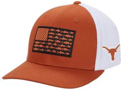 Texas Longhorns PFG Mesh Fish Flag Ball Cap (TEX Cedar) Caps