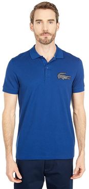 Short Sleeve Solid with Large Croc (Globe) Men's Clothing