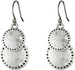 Double Drop Earring (Silver) Earring