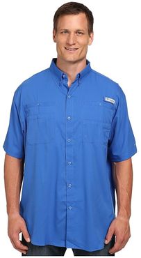 Big Tall Tamiami II S/S (Vivid Blue) Men's Short Sleeve Button Up