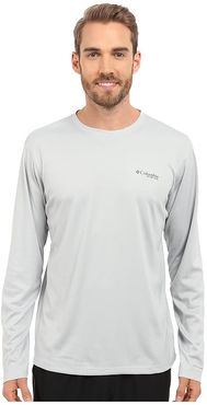 PFG ZERO Rules L/S Shirt (Cool Grey) Men's Long Sleeve Pullover