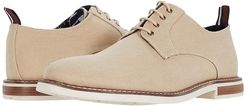 Birk Plain Toe (Tan Cotton) Men's Lace up casual Shoes