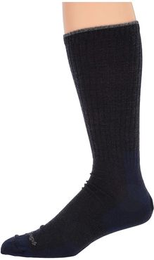 The Standard Mid Calf Light Socks (Navy) Men's Crew Cut Socks Shoes