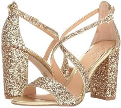 Cook (Gold Glitter) High Heels