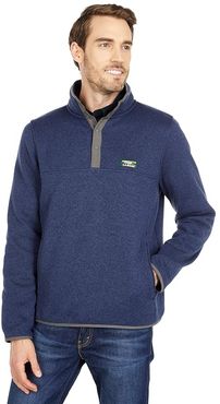 Sweater Fleece Pullover (Bright Navy) Men's Clothing