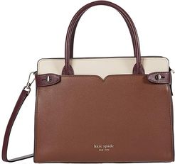 Clean Toujours Medium Satchel (Hazelnut Multi) Handbags