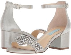 Mel (Silver Satin 1) High Heels