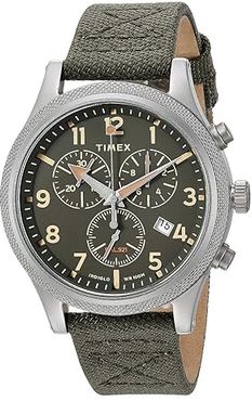 Allied LT Chronograph (Silver/Green/Green) Watches