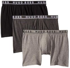 Boxer Brief 3-Pack CO/EL 10146061 01 (Grey/Charcoal/Black) Men's Underwear