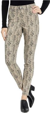 Python High-Waist Denim Leggings (Silver Mink) Women's Casual Pants