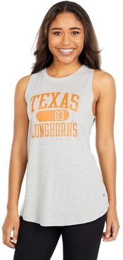 Texas Longhorns University 2.0 Tank Top (Oxford Grey) Women's Clothing
