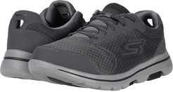 Go Walk 5 - Qualify (Charcoal/Black) Men's Shoes