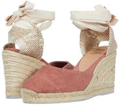 Carina 80 Wedge Espadrille (Rosa Oscuro) Women's Shoes