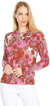 Paisley Tippi (Pink Rust) Women's Sweater