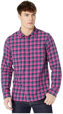 Alameda II Flannel Shirt (Fuchsia Purple/Stargazer) Men's Clothing