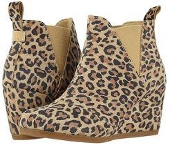 Kelsey (Desert Tan Leopard Print Suede) Women's Shoes