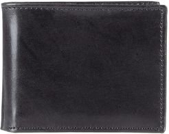 Flip Wallet (Black Full Grain Leather) Wallet Handbags