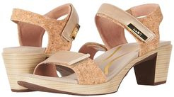 Intact (Champagne Leather/Gold Cork Leather/Gold Threads Leather) Women's  Shoes
