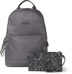 Manhattan Central Park Backpack (Smoke/Faux Python) Backpack Bags