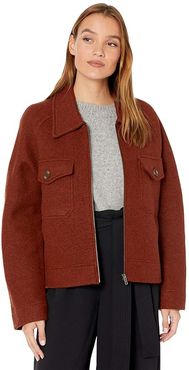 Johnsville Sweater Jacket (Heather Brick) Women's Clothing