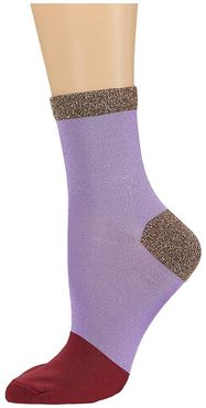 Hysteria By Happy Socks Liza Ankle Sock (Light Purple) Women's Crew Cut Socks Shoes