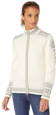 140th Anniversary Feminine Jacket (Off-White/Smoke/Light Charcoal) Women's Clothing