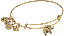 Elephant II Bangle (Rafaelian Gold) Bracelet