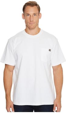 Heavyweight Crew Neck Tee (White) Men's T Shirt