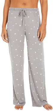 Wide Leg Jersey Pants (Grey Dreamy Stars) Women's Casual Pants