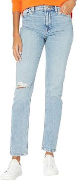 Holly High-Rise Straight Ankle in All Or Nothing (All Or Nothing) Women's Jeans