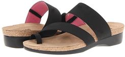 Aries (Black Fabric) Women's Sandals