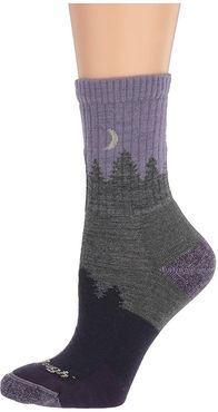 Treeline Micro Crew Cushion (Lavender) Women's No Show Socks Shoes