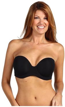 Red Carpet Full-Busted Strapless Bra 854119 (Black) Women's Bra