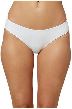 Saltwater Solids Hipster Bottoms (White) Women's Swimwear