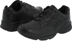 Stability Walker Medicare/HCPCS Code = A5500 Diabetic Shoe (Black Leather) Men's Walking Shoes