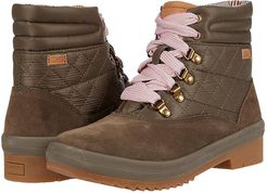 Camp Boot Suede Quilted Nylon WX (Bungee Cord Olive) Women's Shoes
