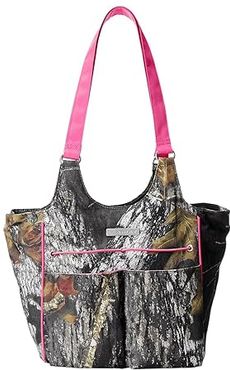 Mini Carry All (Mossy Oak/Pink) Shoulder Handbags