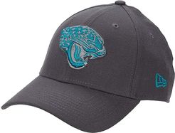 NFL Stretch Fit Graphite 3930 -- Jacksonville Jaguars (Graphite) Baseball Caps