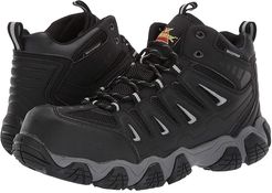 Crosstrex Mid Waterproof Comp Toe (Black/Grey) Men's Boots