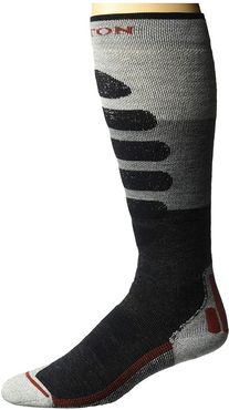 Buffer II Sock (Gray Heather Block) Men's Knee High Socks Shoes