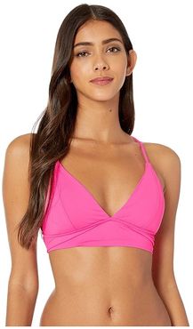 Color Code Skyler Halter Top (Pink Punch) Women's Swimwear