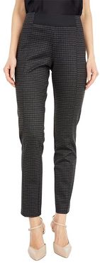 Check it Out Pull-On Pants with Exposed Elastic Detail (Grey Multi) Women's Casual Pants