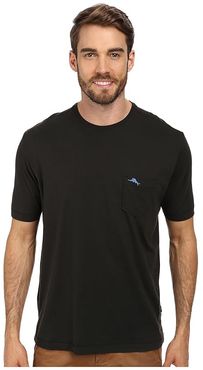 New Bali Skyline T-Shirt (Black) Men's Short Sleeve Pullover
